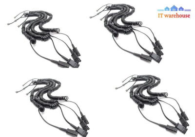 Lot of 10 Plantronics Quick Disconnect QD Cable For H Series Headsets @@@