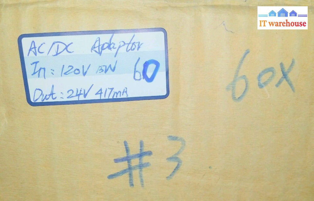 Lot of 10 WALL AC ADAPTER Charger A41W240417 24VAC 417mA 2.1mm 24V (US plug)