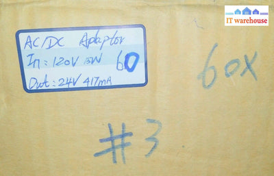 Lot of 10 WALL AC ADAPTER Charger A41W240417 24VAC 417mA 2.1mm 24V (US plug)