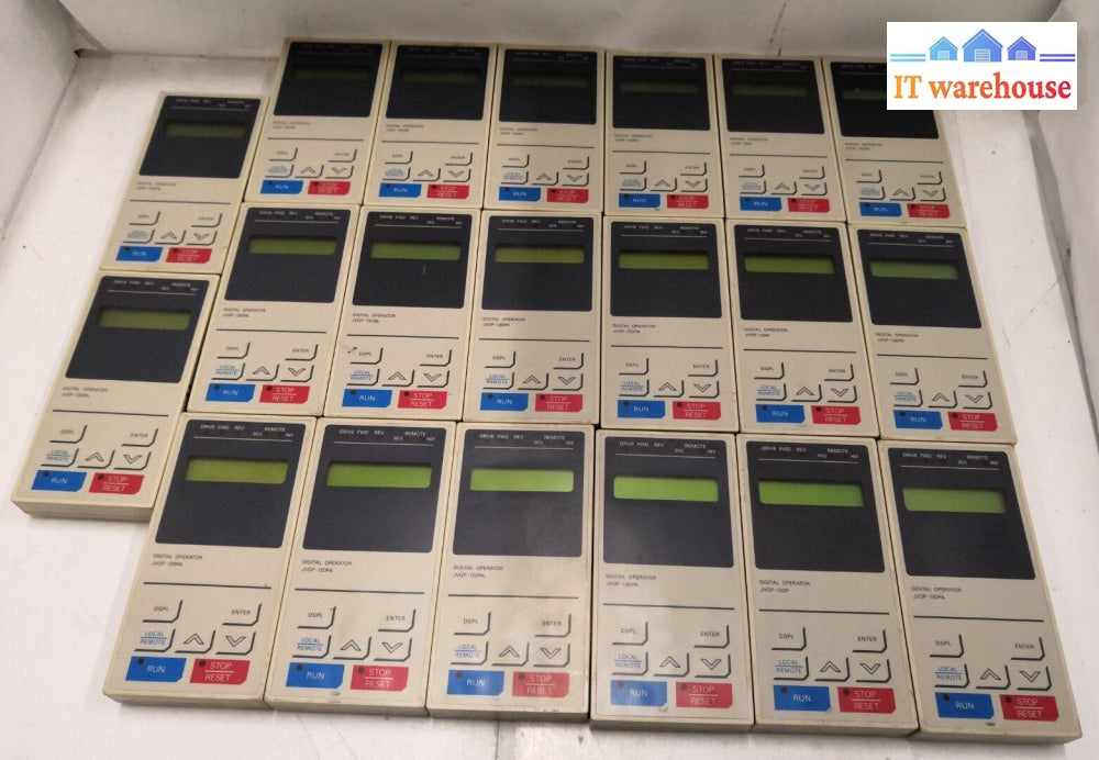 - LOT OF 10 YASKAWA ELECTRIC KEYPAD OPERATOR PANEL  JVOP-130PA *