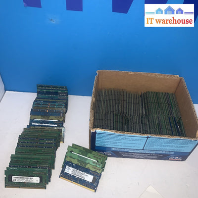 Lot of 100 laptop DDR3 PC3 2GB memory Ram