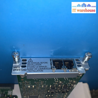 Lot of 11 CISCO VIC3-2FXS/DID 2-Port High-Density FXS/DID Voice Fax Card
