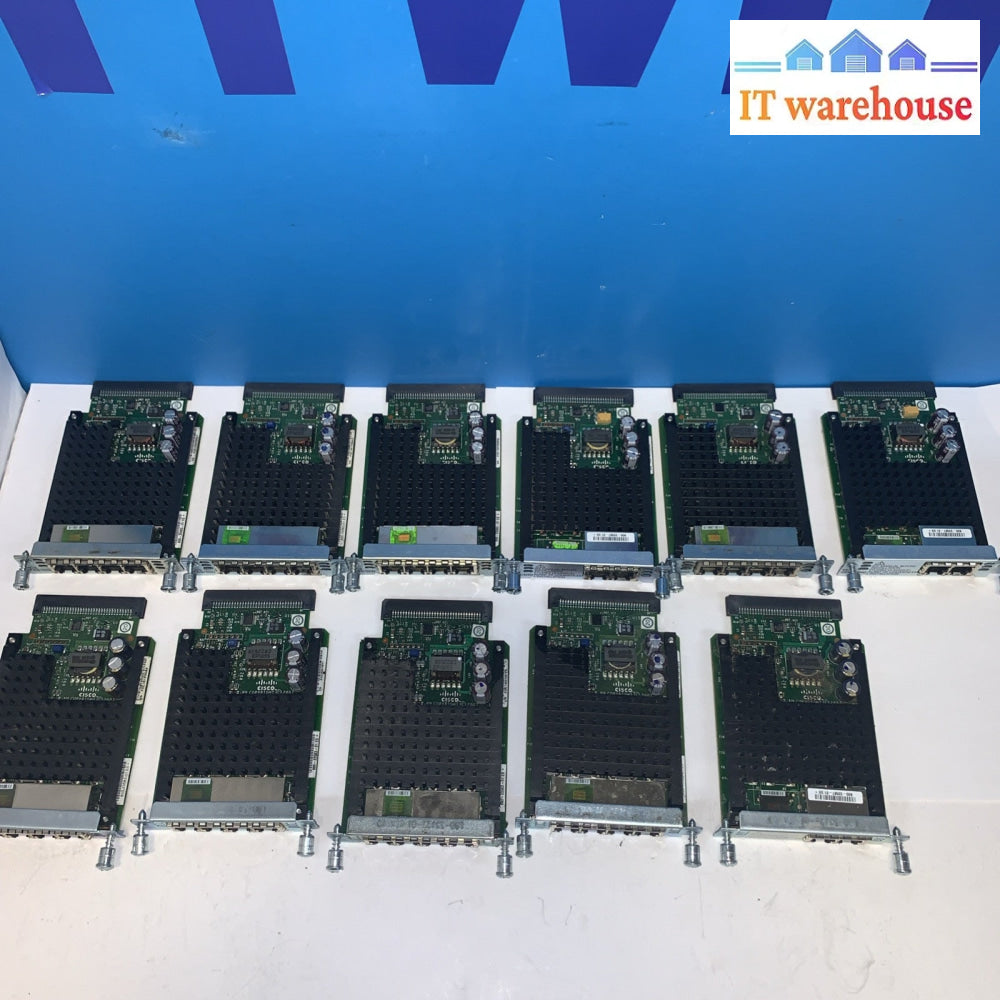 Lot of 11 CISCO VIC3-2FXS/DID 2-Port High-Density FXS/DID Voice Fax Card