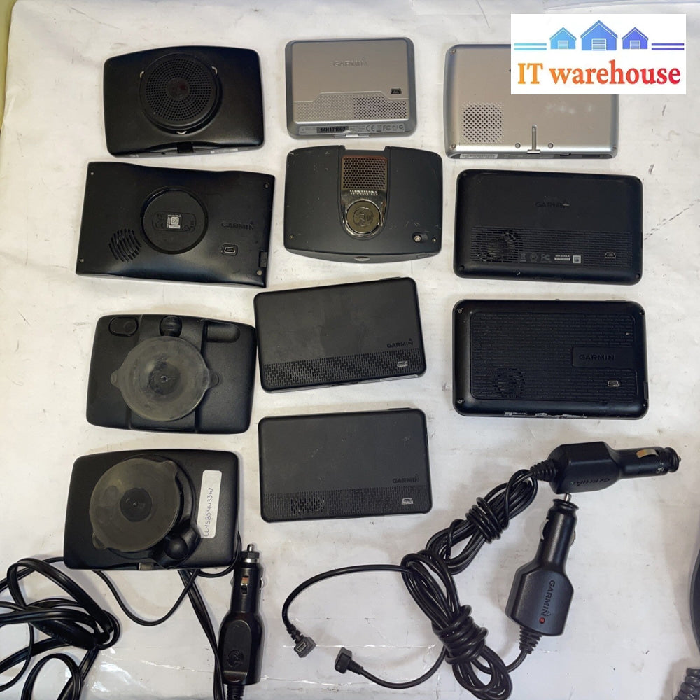 Lot of 11 Garmin Tomtom Magellan GPS