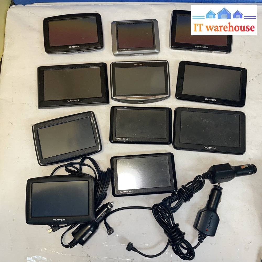 Lot of 11 Garmin Tomtom Magellan GPS