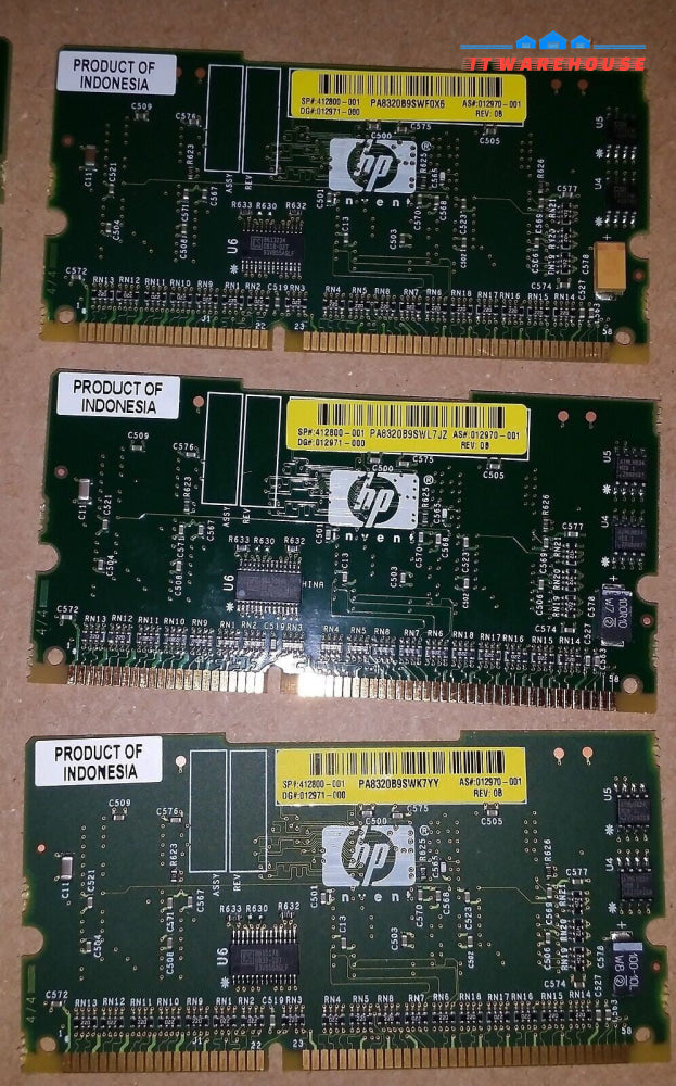 Lot of 11 HP Smart Array E200i 64MB Cache Memory RAM 412800-001 AS# 012970-001
