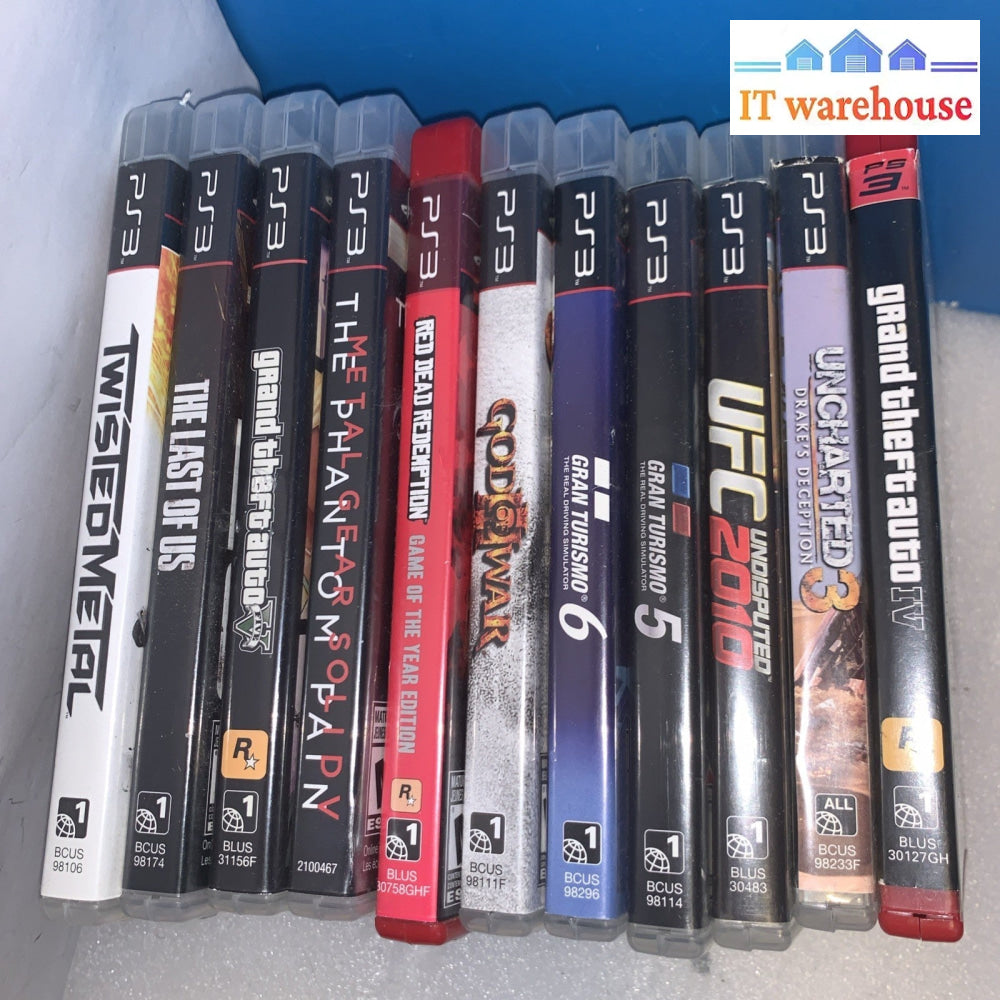 Lot of 11 Playstation PS3 game CDs