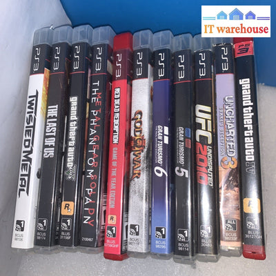 Lot of 11 Playstation PS3 game CDs