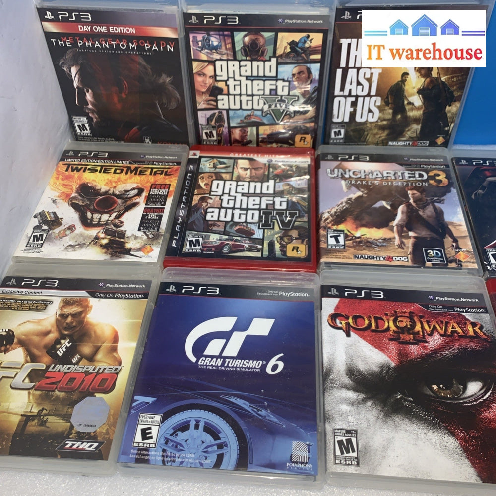Lot of 11 Playstation PS3 game CDs