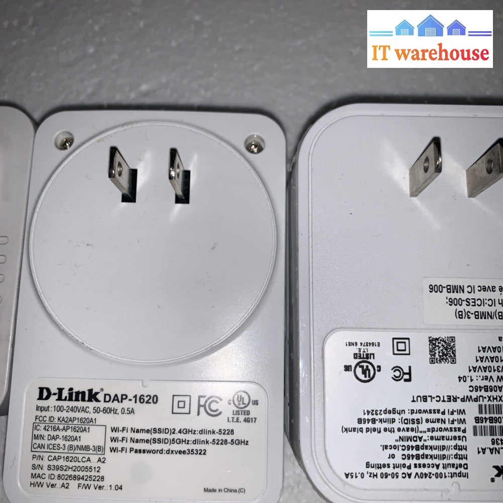 Lot of 12 D-Link / Tenda/ Linksys/ Netgear/etc Wi-Fi Universal Range Extender