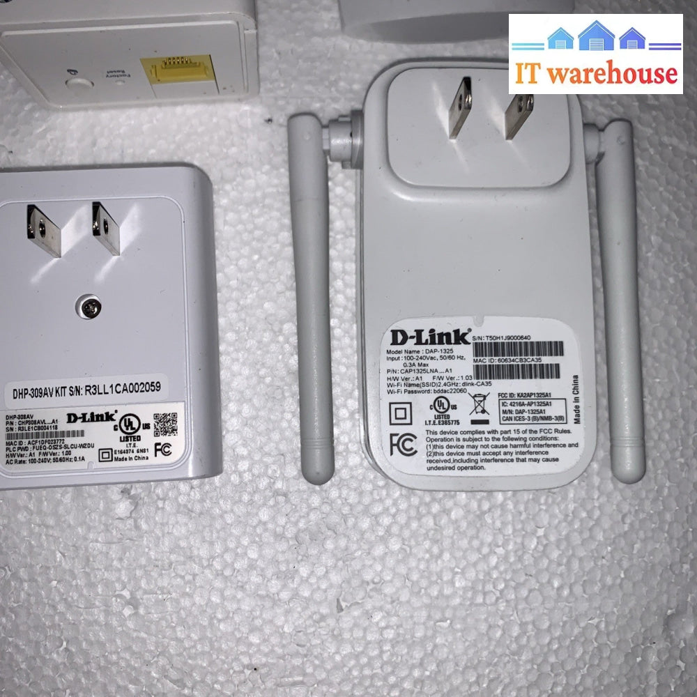 Lot of 12 D-Link / Tenda/ Linksys/ Netgear/etc Wi-Fi Universal Range Extender