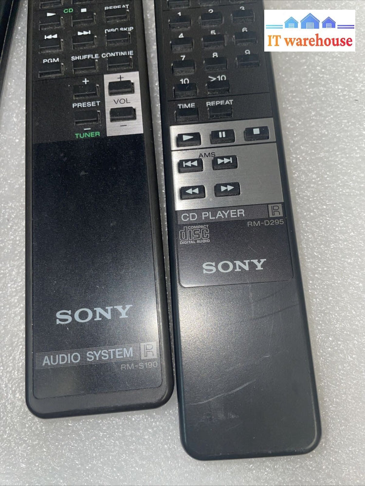 Lot of 12 Sony TV/Player remote control