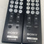 Lot of 12 Sony TV/Player remote control
