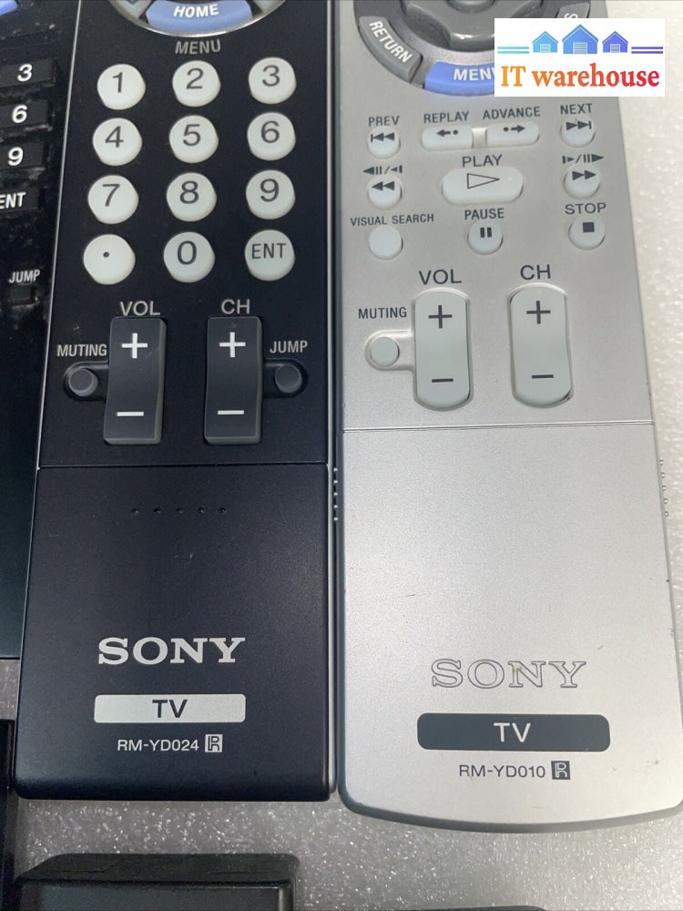 Lot of 12 Sony TV/Player remote control