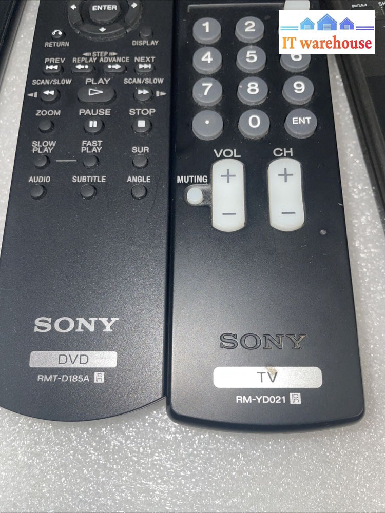 Lot of 12 Sony TV/Player remote control
