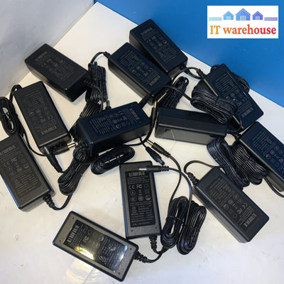 Lot of 12 UNIFIVE UNI345-1230 100-240V AC To DC 12.0v 3.8A 45.6W Power Adapter