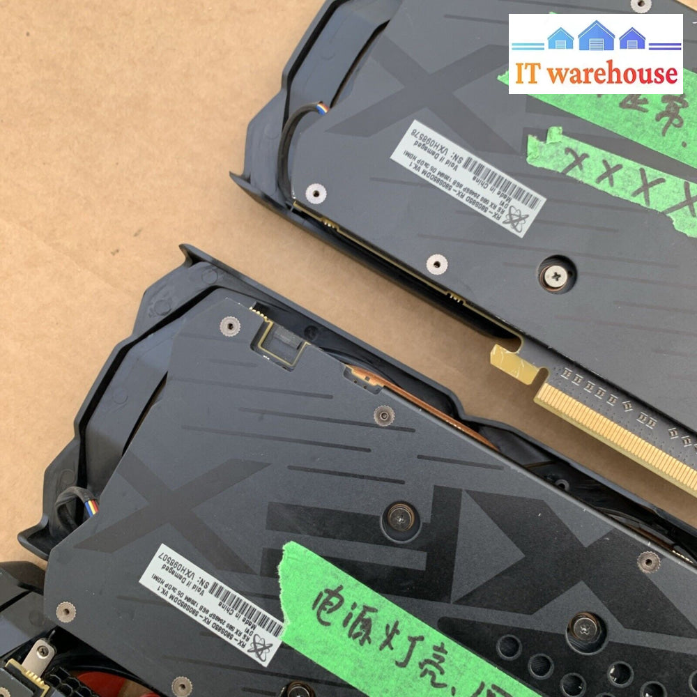 Lot of 12 XFX RX-580 8GB video cards (parts or repair)