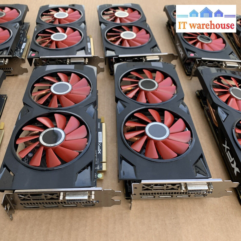 Lot of 12 XFX RX-580 8GB video cards (parts or repair)