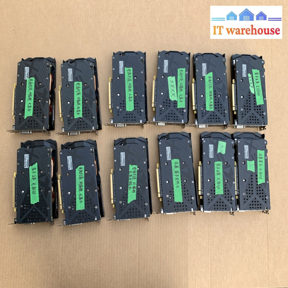 Lot of 12 XFX RX-580 8GB video cards (parts or repair)