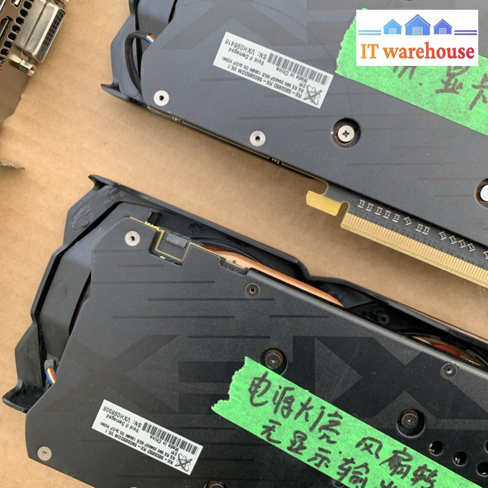 Lot of 12 XFX RX-580 8GB video cards (parts or repair)