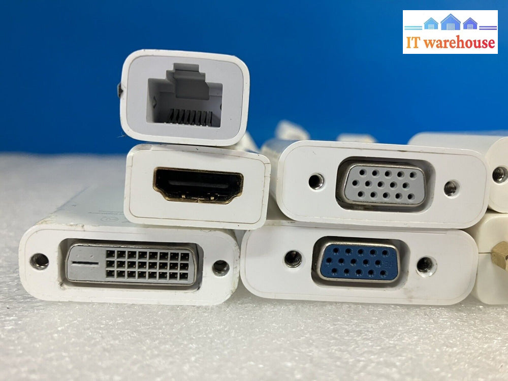 ~ Lot Of 15 Different Types Mini-Dp To Dvi / Vga Hdmi Converter