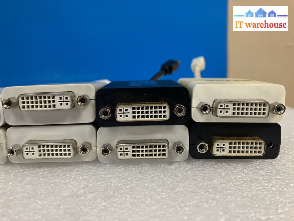 ~ Lot Of 15 Different Types Mini-Dp To Dvi / Vga Hdmi Converter