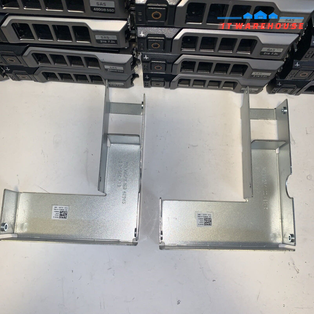 Lot of 16 Dell F238F X968D 58CWC 3.5 Hard Drive Caddy R720 R710 R510 R420 R410