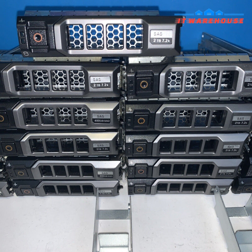 Lot of 16 Dell F238F X968D 58CWC 3.5 Hard Drive Caddy R720 R710 R510 R420 R410
