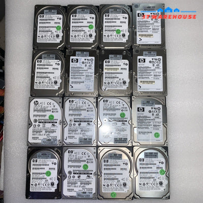 Lot of 16 HP 146GB 2.5’’ SAS hard drive (not for desktops or laptops)