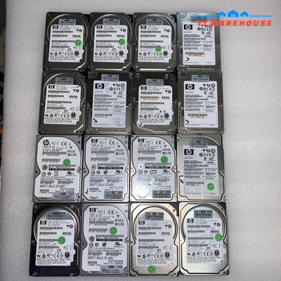 Lot of 16 HP 146GB 2.5’’ SAS hard drive (not for desktops or laptops)