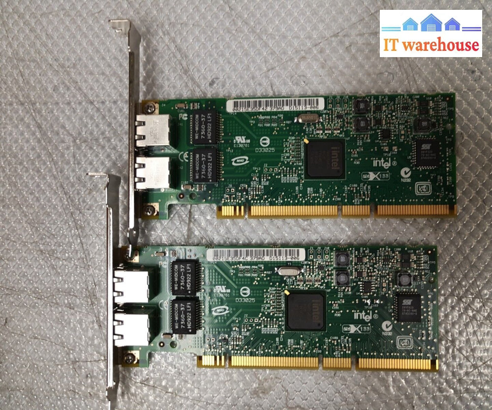 - Lot Of 2 03N5297 Ibm 5706 Dual Port 10/100/100 Gigabit Ethernet Adapter @@@