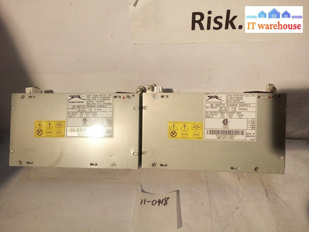 - LOT OF 2 094D201 IBM SurePOS 4840-xx2 Power Supply, IBM FRU 57P4085 94W @@@