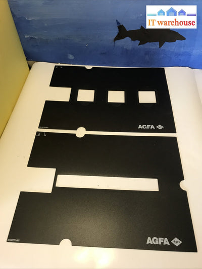 Lot of 2 AGFA scanner film holder tray