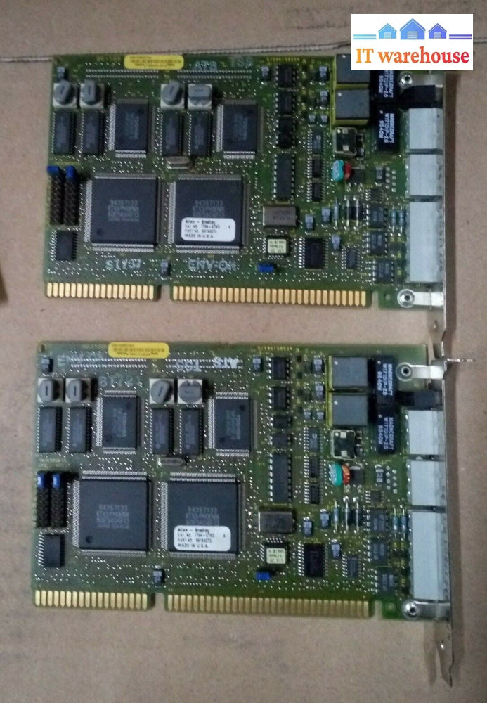 * LOT OF 2 ALLEN BRADLEY 961588 /A01 1784-KTX D  COMMUCATION INTERFACE CARD