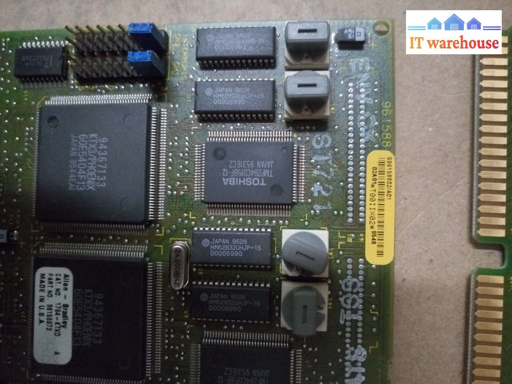 * LOT OF 2 ALLEN BRADLEY 961588 /A01 1784-KTX D  COMMUCATION INTERFACE CARD