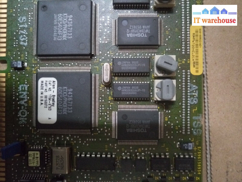 * LOT OF 2 ALLEN BRADLEY 961588 /A01 1784-KTX D  COMMUCATION INTERFACE CARD