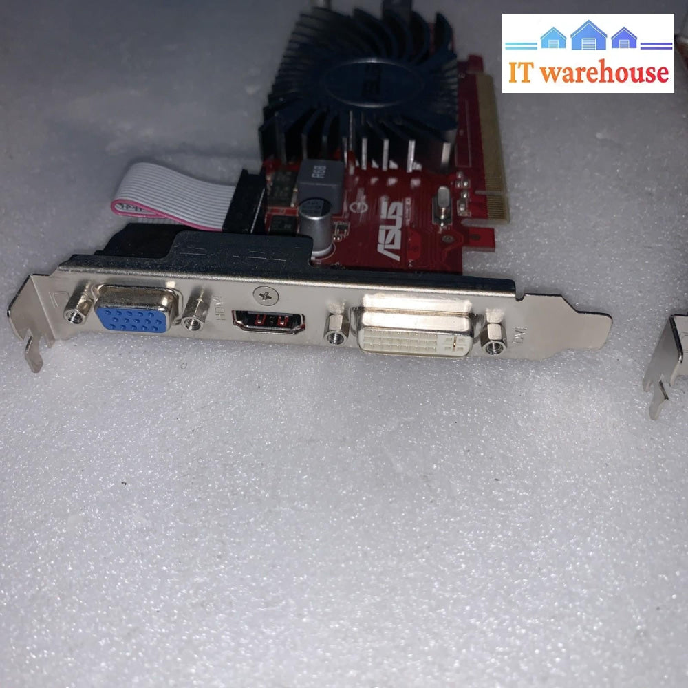 Lot of 2 ASUS Radeon HD 5450 1GB DDR3 Silent PCI-E Video Cards