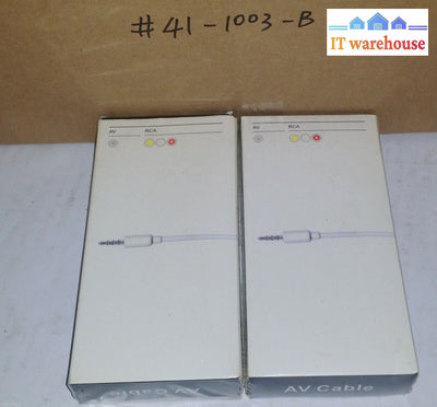 Lot of 2 AV RCA cable