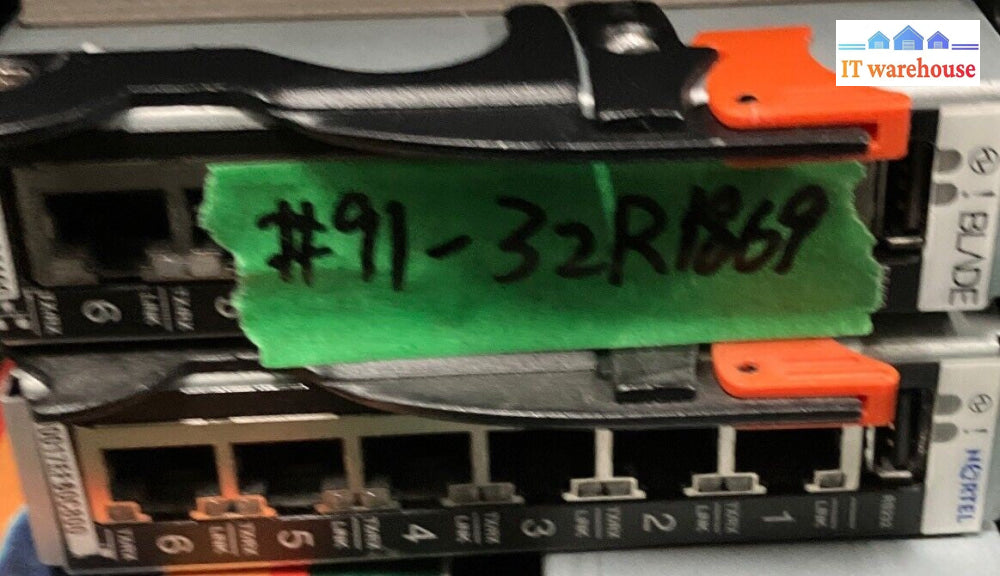 (Lot of 2) Bladecenter Layer 2/3 Copper Gigabit Ethernet Switch Module 32R1869 ~