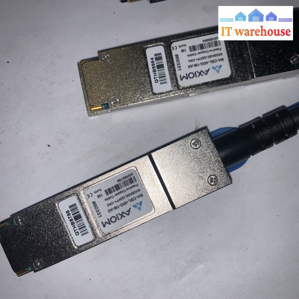 Lot of 2 Cisco Meraki MA-CBL-40G-1M- STACK CABLE