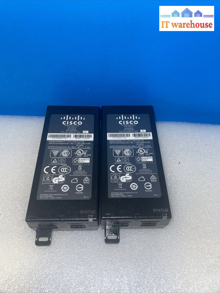 Lot of 2  CISCO POWER INJECTOR AIR-PWRINJ5 341-0556-01