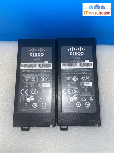 Lot of 2  CISCO POWER INJECTOR AIR-PWRINJ5 341-0556-01