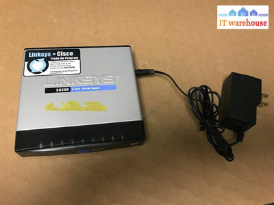 Lot of 2 Cisco SD208 8-Port 10/100 Switch up to 200M @