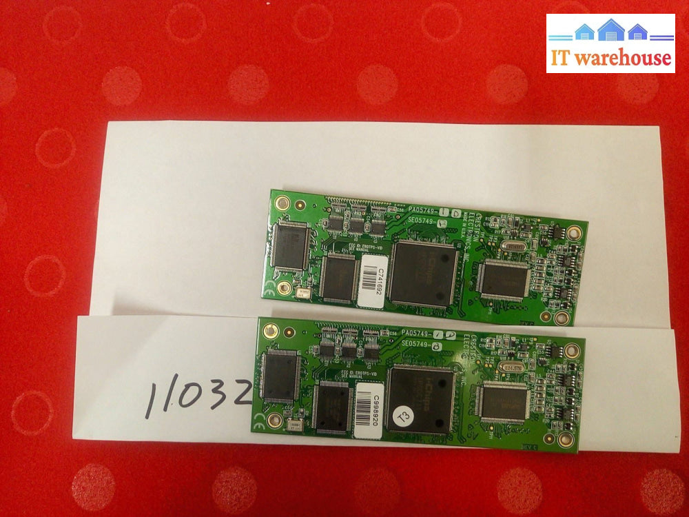 - LOT OF 2 CONTRAL BOARD OF Crestron TPS-4500/5000 TOUCHSCREEN PA05749/SE05749