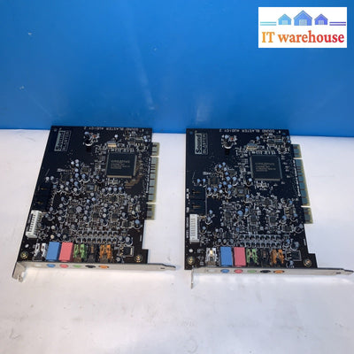 Lot of 2 CREATIVE LABS SOUND BLASTER AUDIGY 2 SB0400 PCI SOUND CARD
