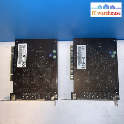 Lot of 2 CREATIVE LABS SOUND BLASTER AUDIGY 2 SB0400 PCI SOUND CARD