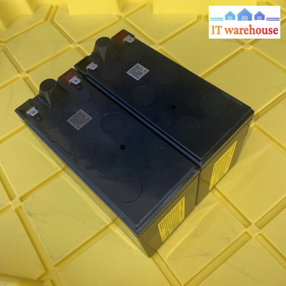 Lot of 2 CSB HR1234W 12V 34W High Rate AGM Battery (90%)
