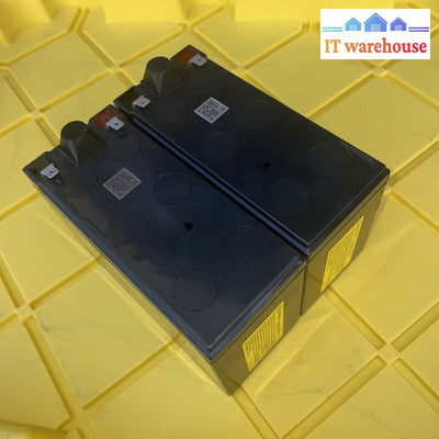 Lot of 2 CSB HR1234W 12V 34W High Rate AGM Battery (90%)