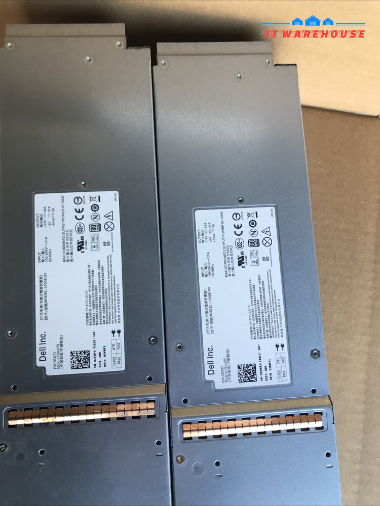 Lot Of 2 DELL 2KWF1 700 WATT EQUALLOGIC PS4100S ARRAY SERVER POWER SUPPLY