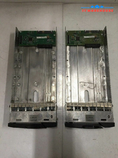+ LOT OF 2 DELL EqualLogic 0935240 - 04 Hotplug caddy tray w/ Interposer